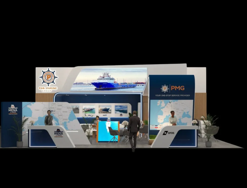 20x20 consumer electronics trade show booth display